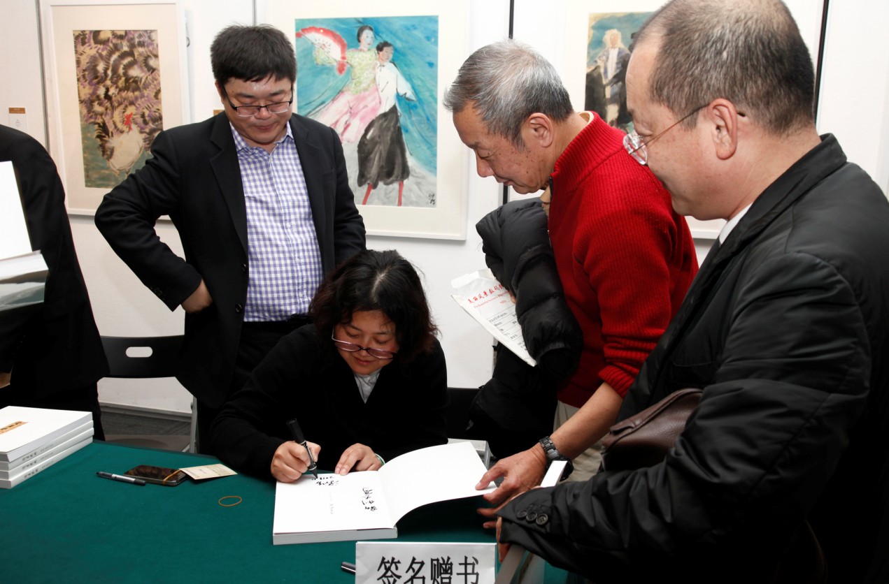 黄胄、梁缨<em>父女艺术</em>联展现场直击(组图)-收藏频