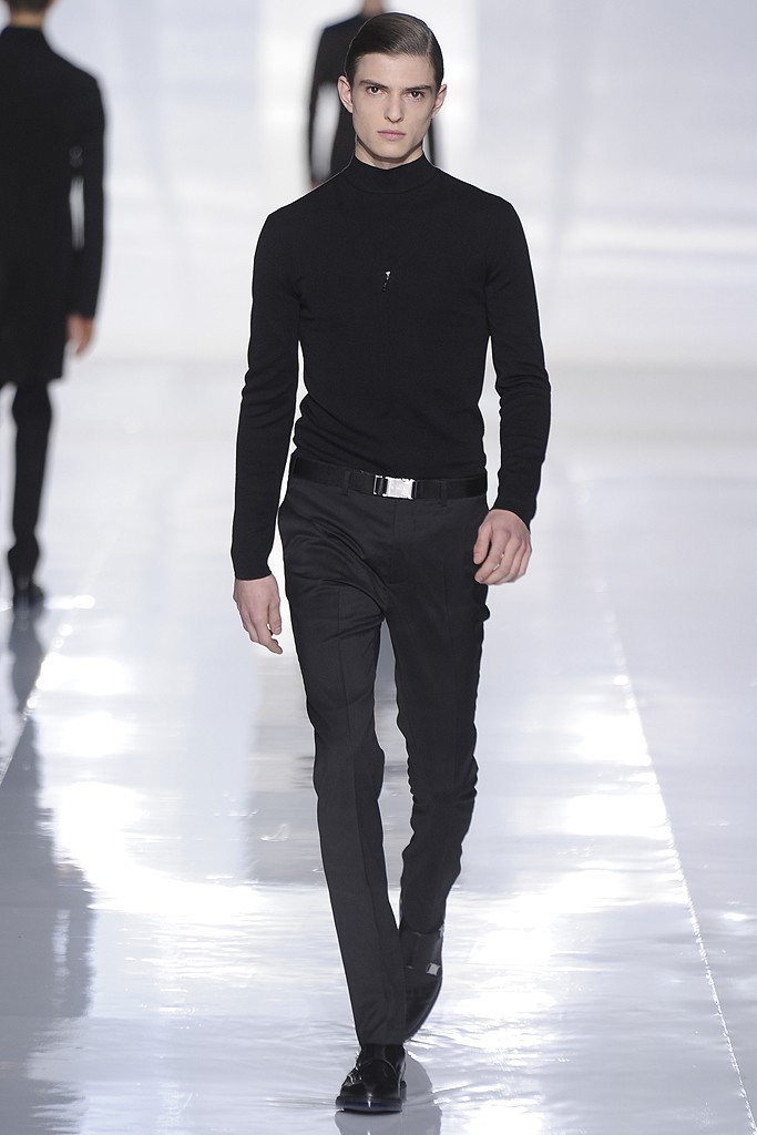 高清组图:dior homme 2013秋冬男装 黑白运动风