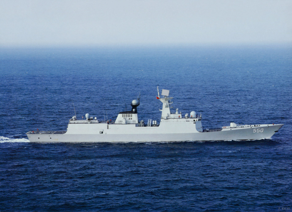 组图:官方媒体再放海军新锐神盾战舰新护舰超酷大图