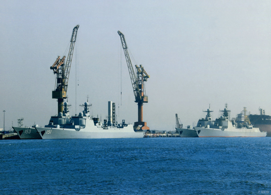 汉和称052d舰将造12艘.     